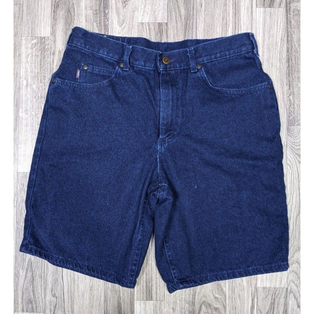 (3/$35) Riders By Lee‎ Womens Size 34 Pockets Bermuda Denim Blue Jean Shorts